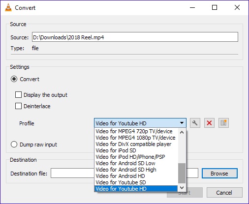 VLC Profile