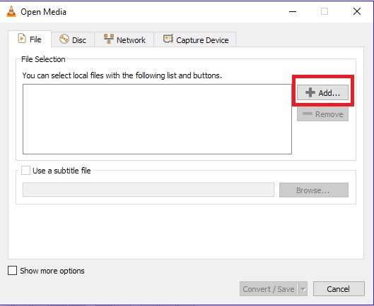 VLC Add